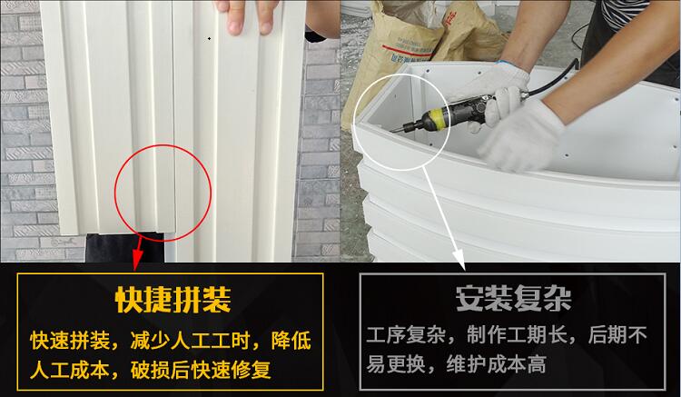 新款蝴蝶榫結構花箱實現快速拼裝
