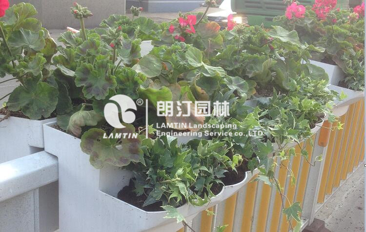 馬鞍式護欄花盆