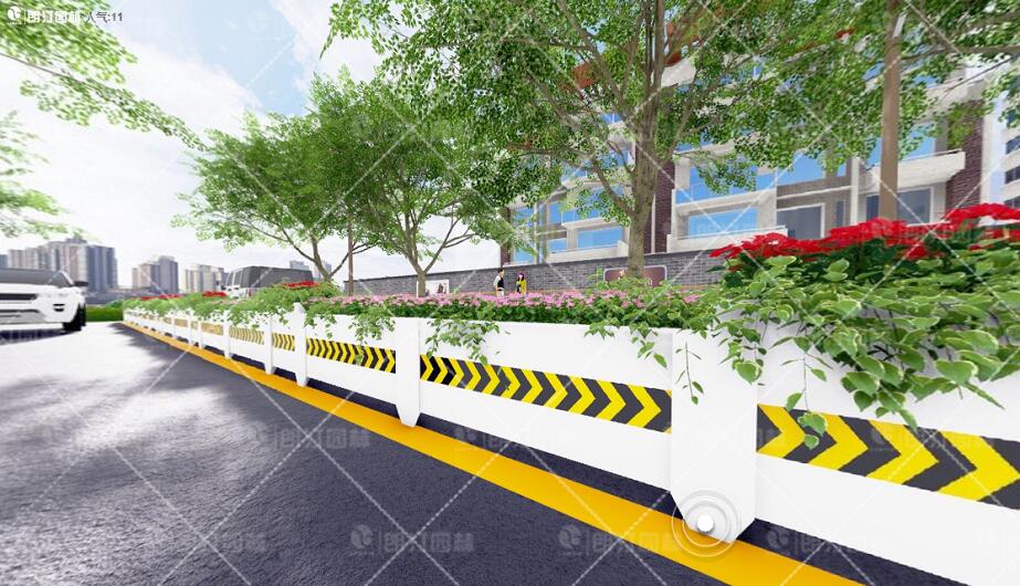 導向藝術花箱方案設計圖