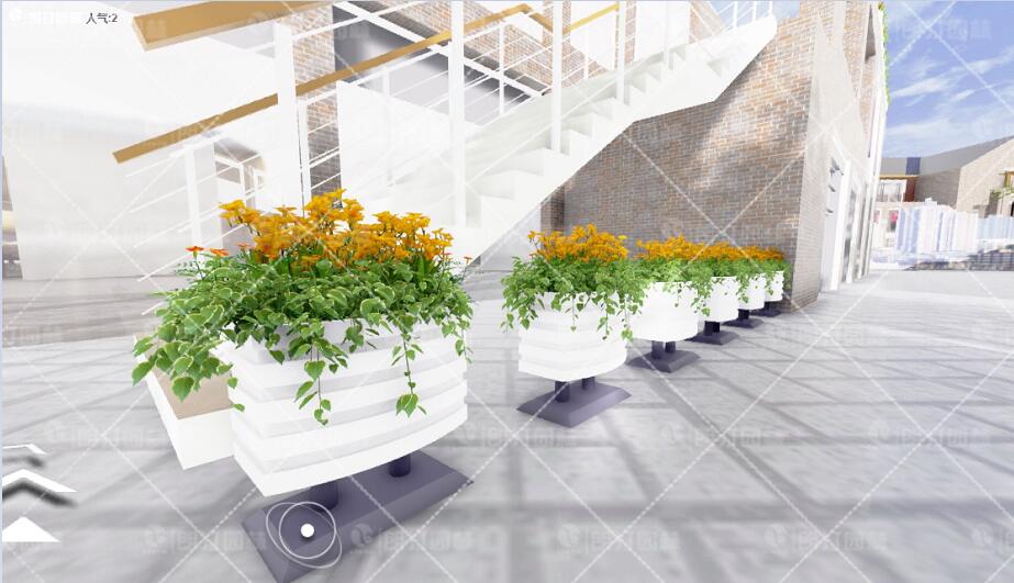 朗汀戶外道路花箱圖片
